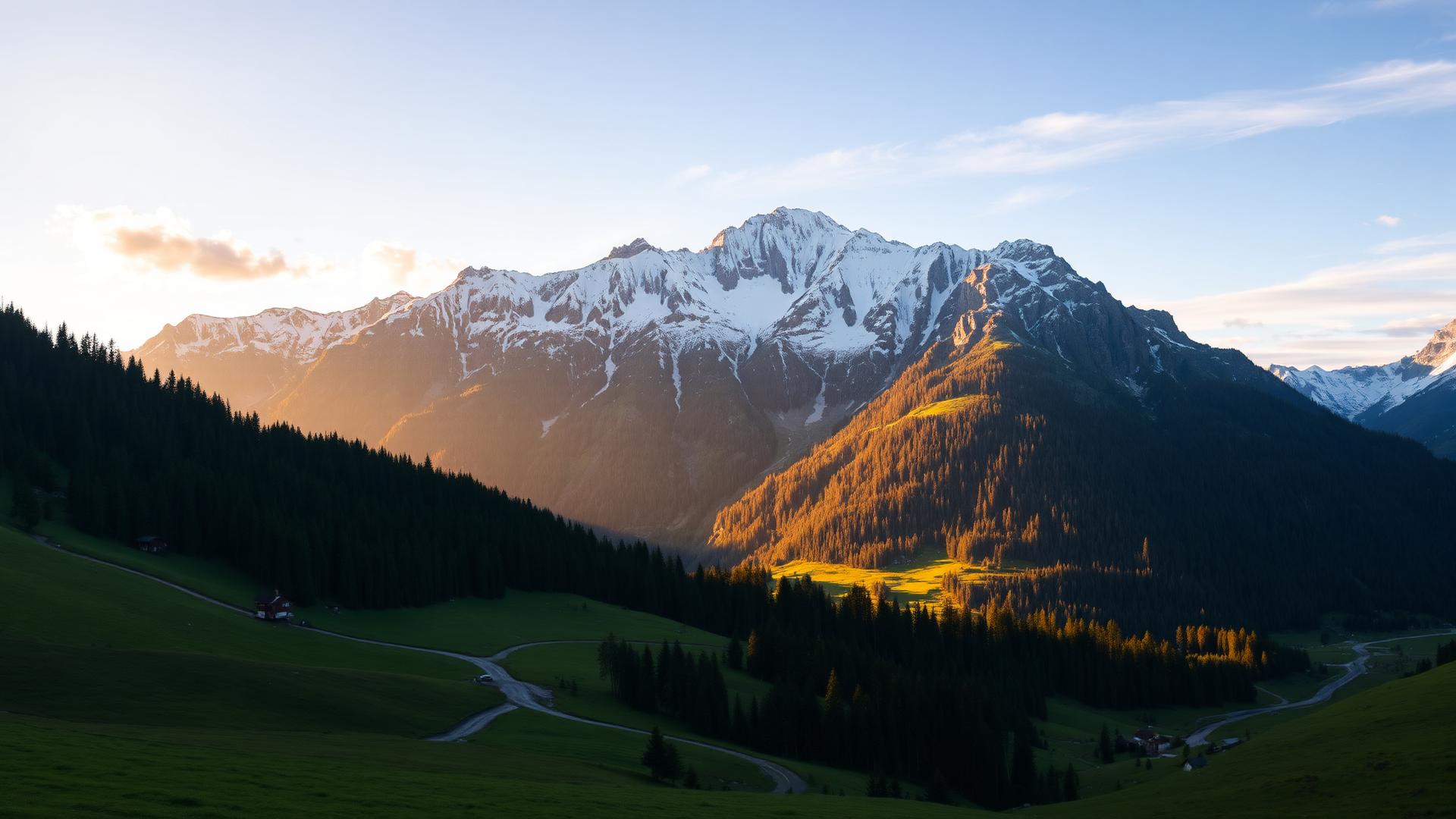 Tiroler Bergpanorama